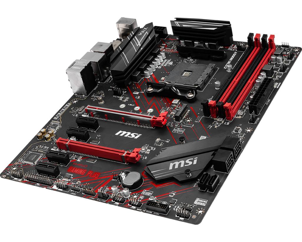 MSI B450 GAMING PLUS MAX MOTHERBOARD-MOTHERBOARD-Makotek Computers