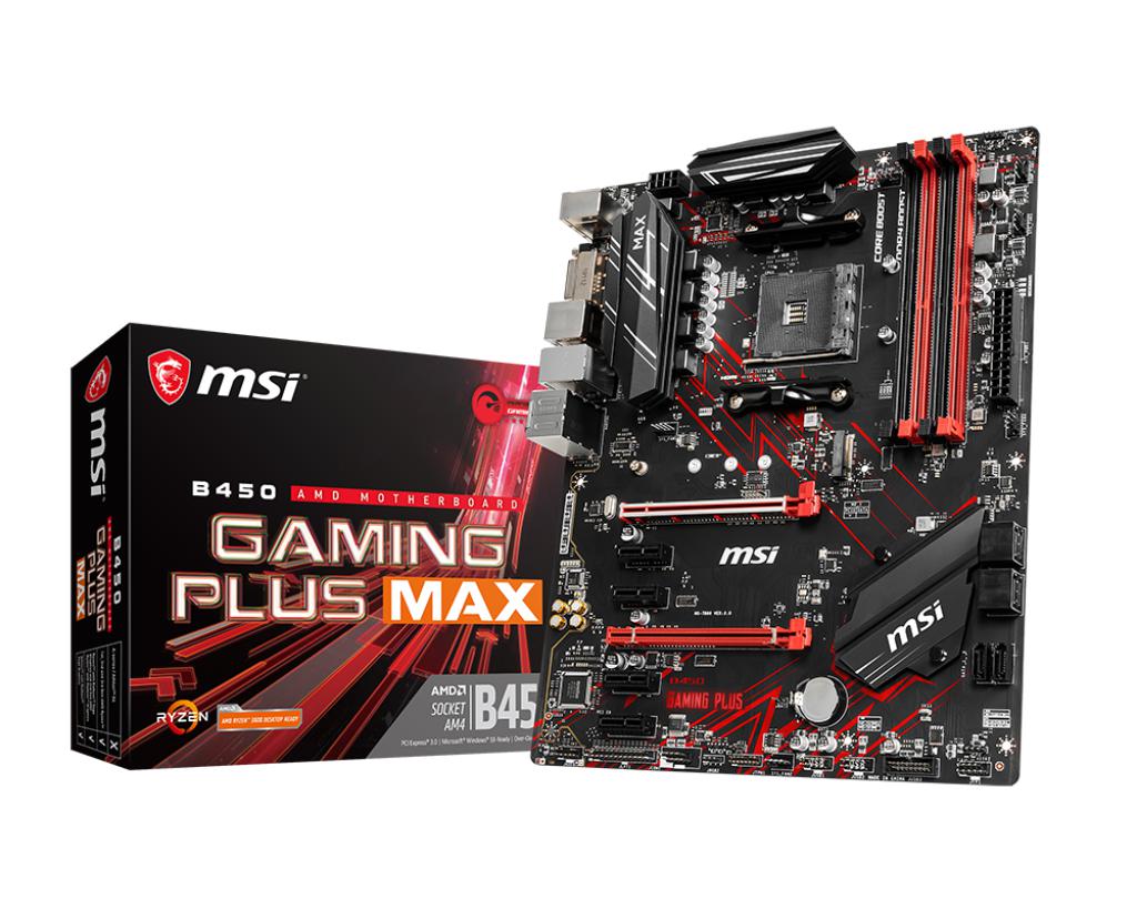 MSI B450 GAMING PLUS MAX MOTHERBOARD-MOTHERBOARD-Makotek Computers