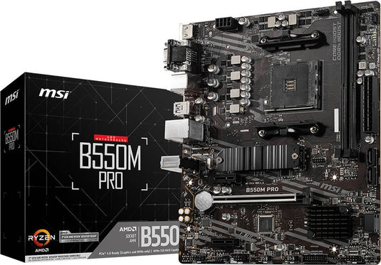 MSI  B550M-A PRO  | 2 DIMM SLOTS | DDR4 | 12 MONTHS WARRANTY MOTHERBOARD