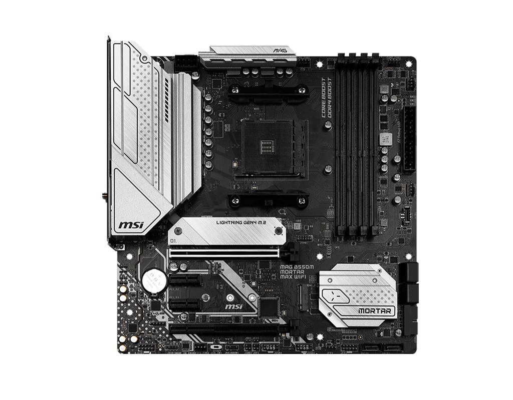 MSI MAG B550M MORTAR MAX WIFI MOTHERBOARD-MOTHERBOARD-Makotek Computers