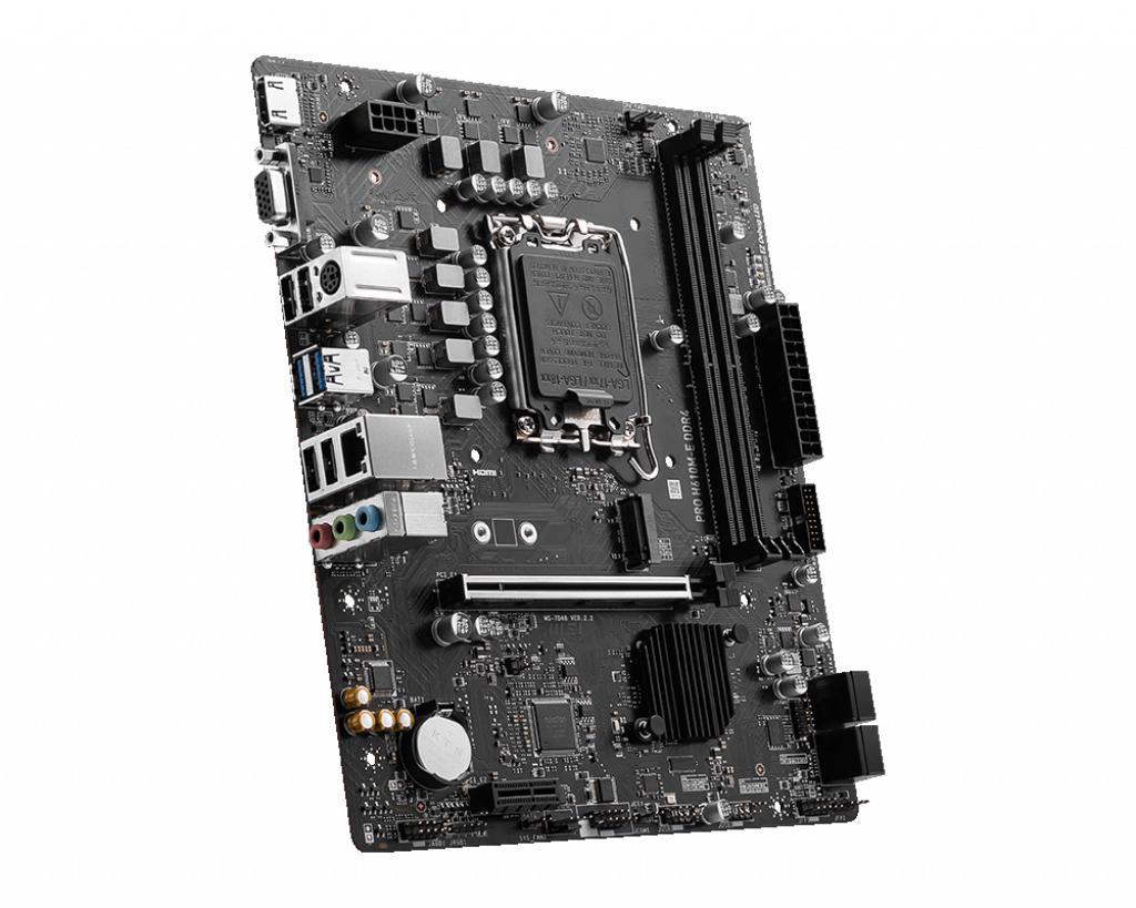 MSI　PRO H610M-E DDR4　LGA1700 PRO H610M-E DDR4 Motherboard M-ATX - Intel 12th Gen Processors