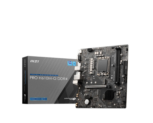 MSI PRO H610M-G DDR4 M-ATX MOTHERBOARD-MOTHERBOARDS-Makotek Computers