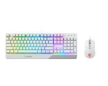 Load image into Gallery viewer, MSI VIGOR GK30 WHITE COMBO KEYBOARD AND MOUSE-KEYBOARD-Makotek Computers
