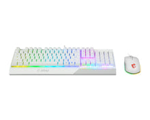 Load image into Gallery viewer, MSI VIGOR GK30 WHITE COMBO KEYBOARD AND MOUSE-KEYBOARD-Makotek Computers
