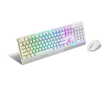Load image into Gallery viewer, MSI VIGOR GK30 WHITE COMBO KEYBOARD AND MOUSE-KEYBOARD-Makotek Computers
