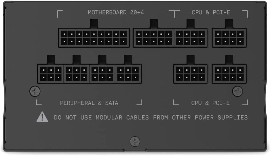 NZXT C650 GOLD 650W 80+ FULL MODULAR PA-6G1BB-US POWER SUPPLY-POWER SUPPLY-Makotek Computers