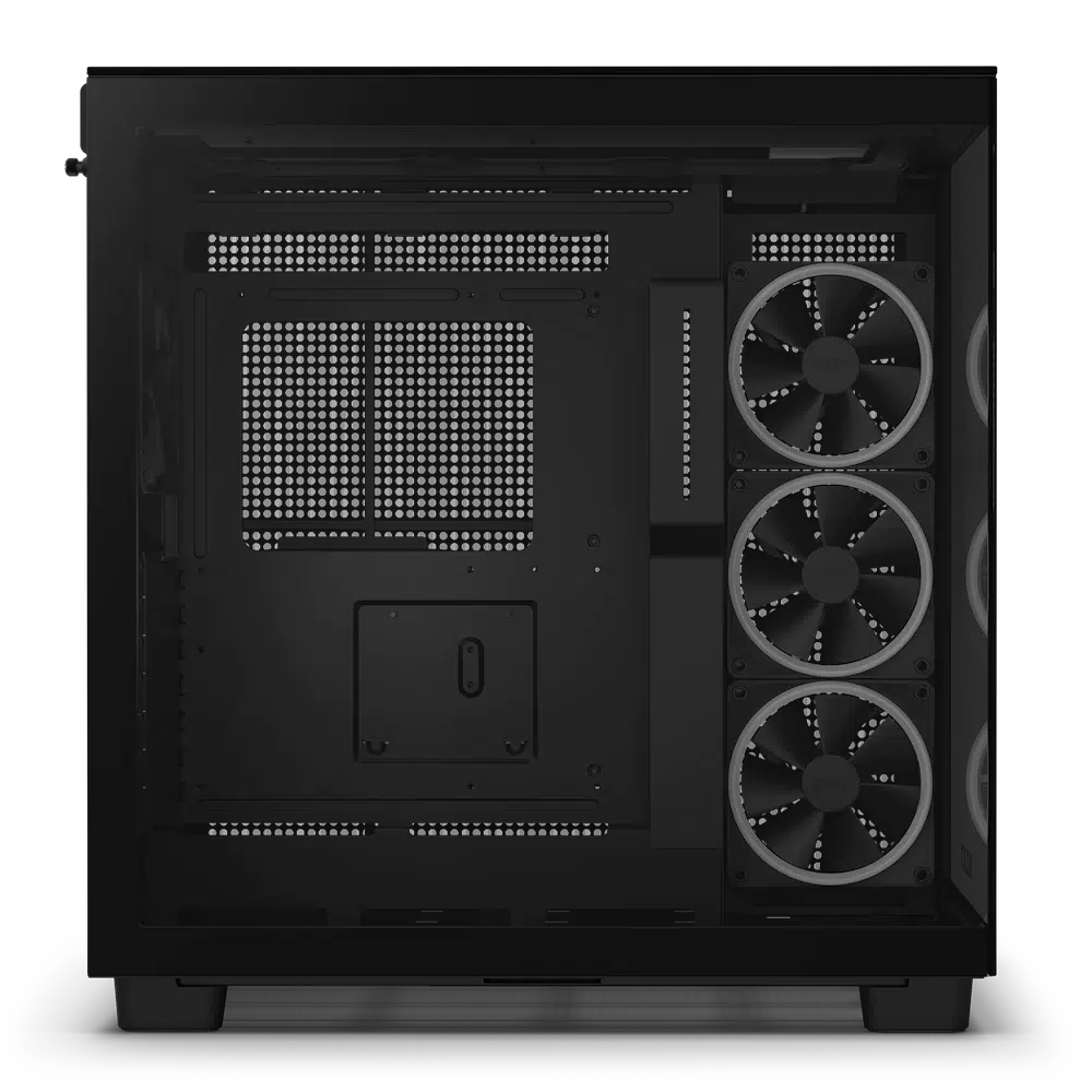 NZXT H9 ELITE MATTE BLACK DUAL CHAMBER MID TOWER CASE-CASE-Makotek Computers