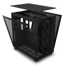 Load image into Gallery viewer, NZXT H9 FLOW MATTE BLACK DUAL CHAMBER MID TOWER CASE-CASE-Makotek Computers
