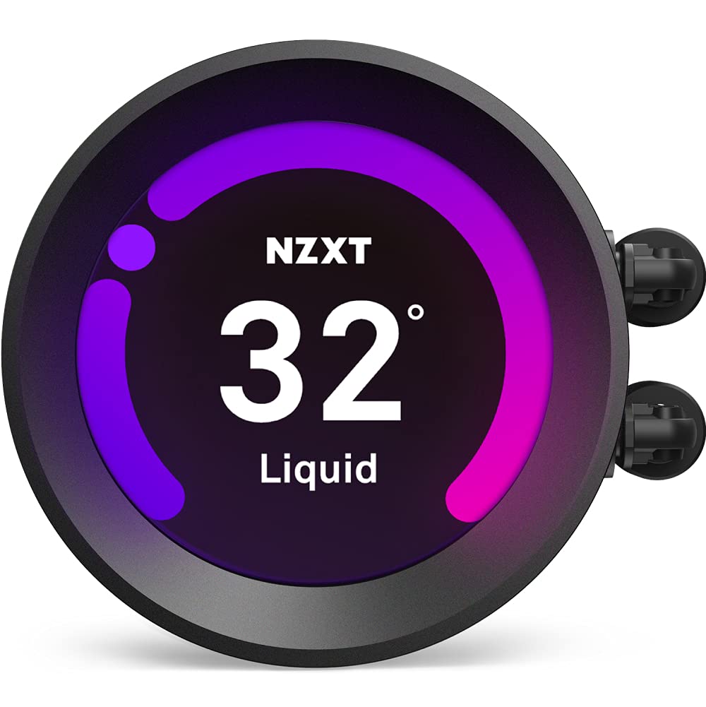 NZXT KRAKEN Z73 RGB 360MM - CUSTOMIZABLE LCD DISPLAY - IMPROVED PUMP - POWERED BY CAM V4 - RGB CONNECTOR - AER RGB 2 120MM RADIATOR FANS (3 INCLUDED) ‚Äì BLACK AIO RGB CPU LIQUID COOLER-LIQUID COOLER-Makotek Computers