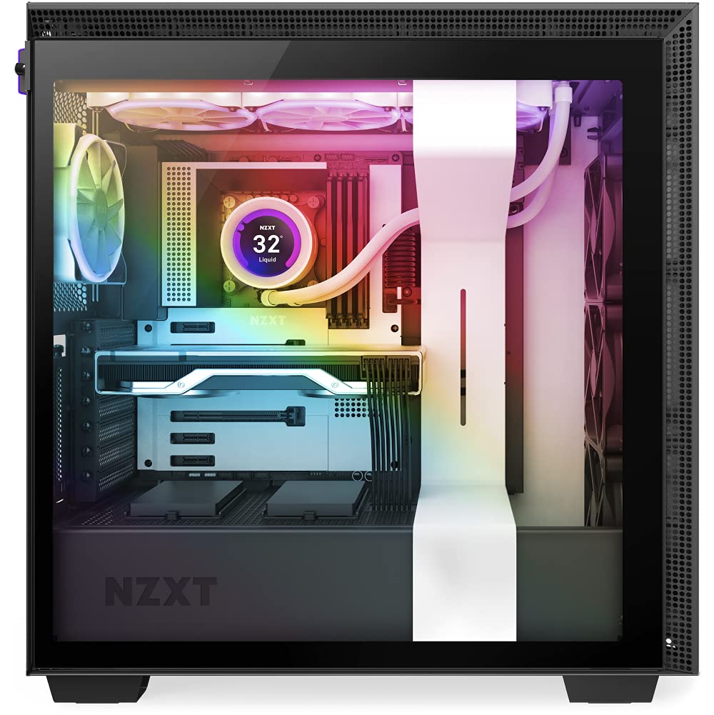 NZXT KRAKEN Z73 RGB 360MM - CUSTOMIZABLE LCD DISPLAY - IMPROVED PUMP - POWERED BY CAM V4 - RGB CONNECTOR - AER RGB 2 120MM RADIATOR FANS (3 INCLUDED) ‚Äì WHITE AIO RGB CPU LIQUID COOLER-LIQUID COOLER-Makotek Computers