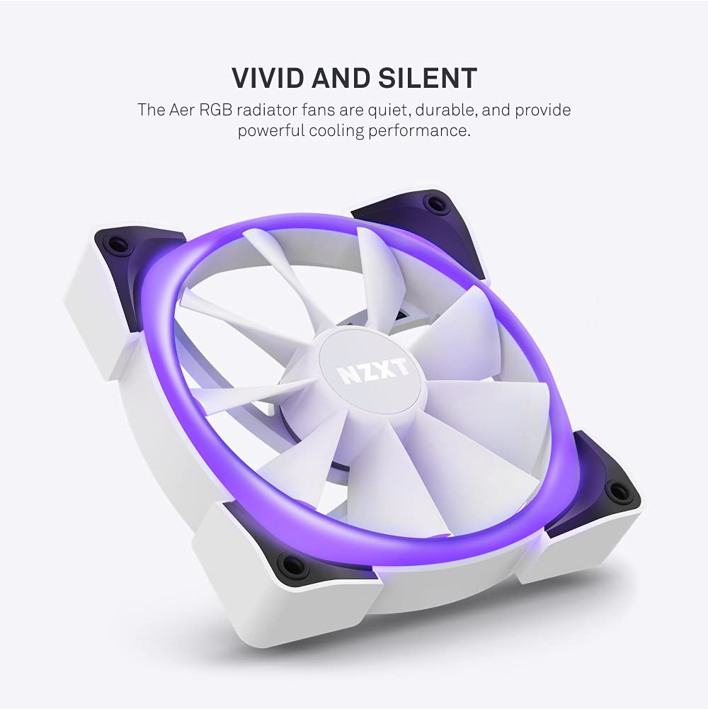 NZXT KRAKEN Z73 RGB 360MM - CUSTOMIZABLE LCD DISPLAY - IMPROVED PUMP - POWERED BY CAM V4 - RGB CONNECTOR - AER RGB 2 120MM RADIATOR FANS (3 INCLUDED) ‚Äì WHITE AIO RGB CPU LIQUID COOLER-LIQUID COOLER-Makotek Computers