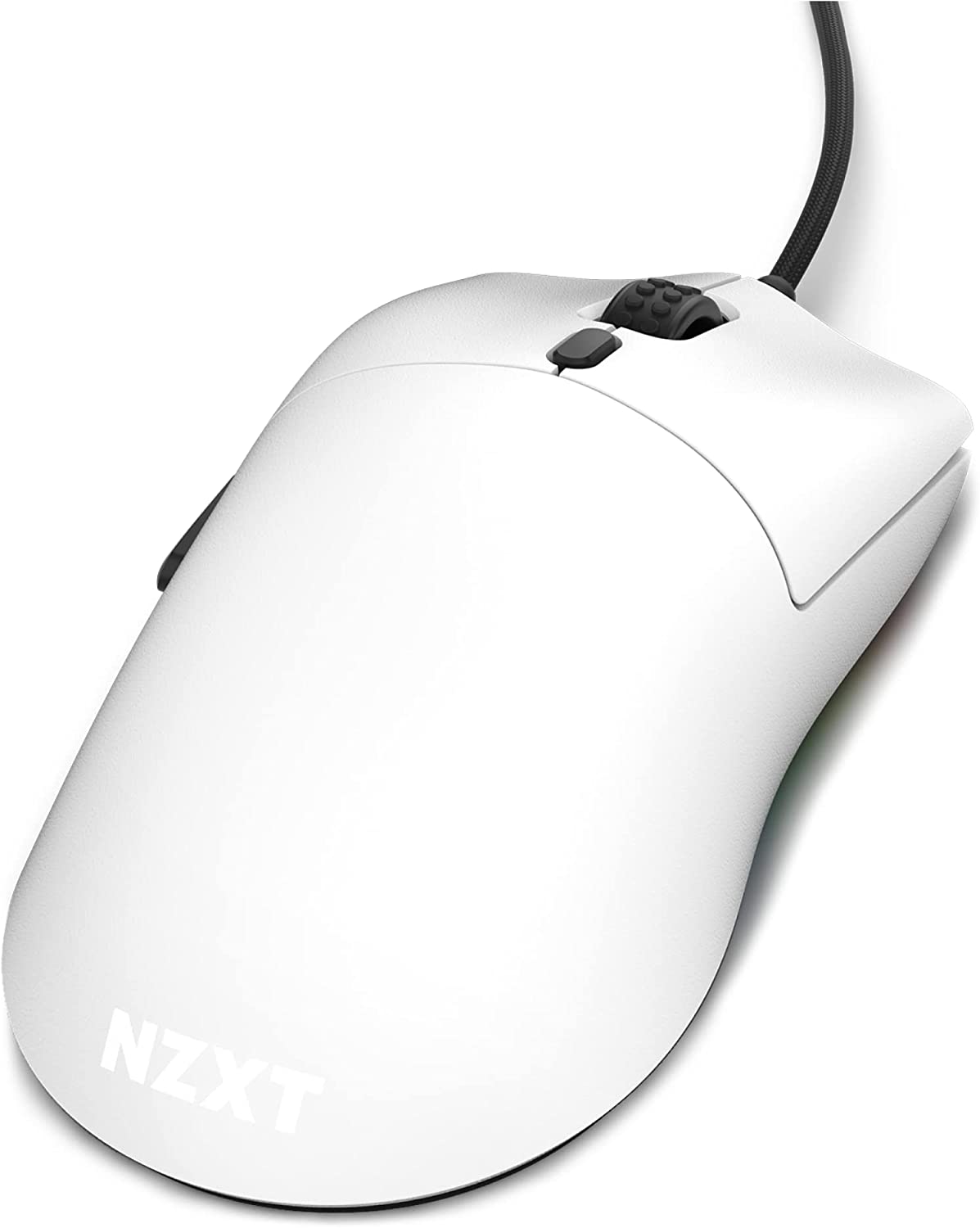 NZXT LIFT LIGHTWEIGHT AMBIDEXTROUS WHITE PC GAMING MOUSE-MOUSE-Makotek Computers