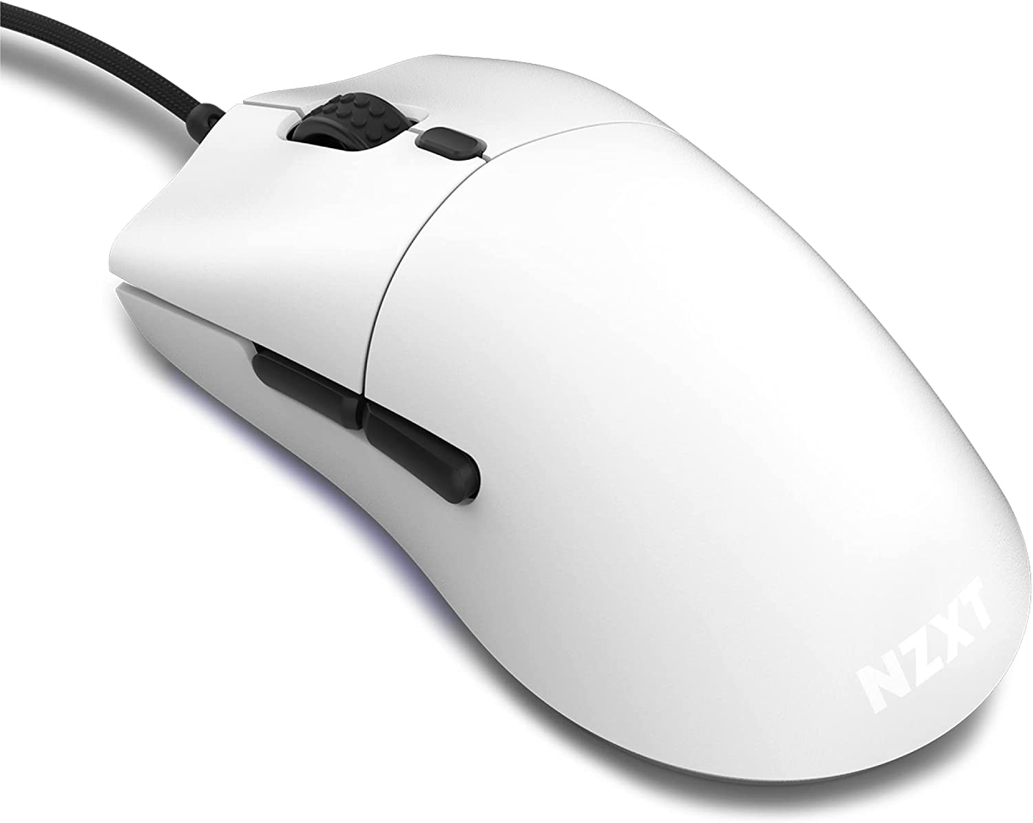 NZXT LIFT LIGHTWEIGHT AMBIDEXTROUS WHITE PC GAMING MOUSE-MOUSE-Makotek Computers