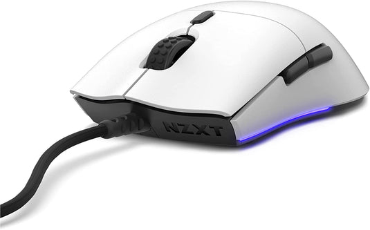 NZXT LIFT LIGHTWEIGHT AMBIDEXTROUS WHITE PC GAMING MOUSE-MOUSE-Makotek Computers