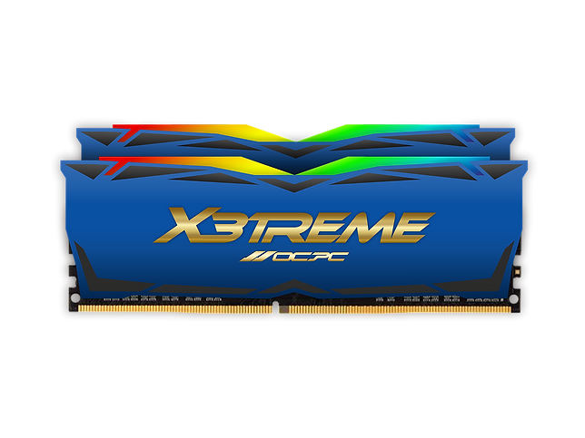 OCPC EXTREME RGB AURA | DDR4 | 16GB (2X8) | 3200 MHZ | BLUE | 12 MONTH ...