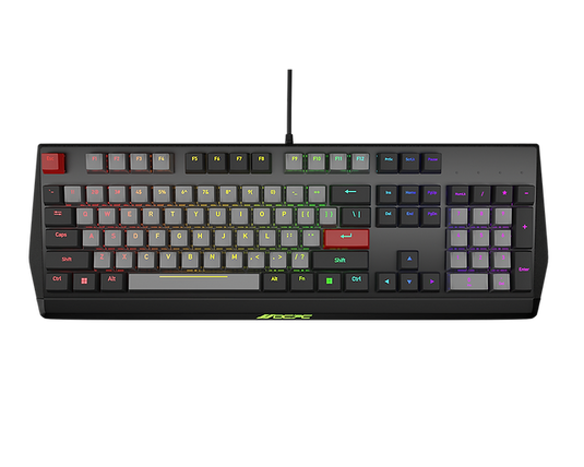 OCPC KR1 RGB KEYBOARD | HOT SWAPPABLE KEYS | USB GAMING KEYBOARD | RED SWITCH | 6 MONTHS WARRANTY KEYBOARD