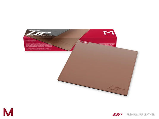 OCPC LTR (360*300*3MM) LEATHER MEDIUM BROWN GAMING MOUSEPAD
