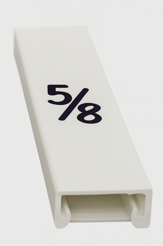 OEM 5/8" x 8 ft  SIZE WHITE MOULDING |  ACCESSORIES