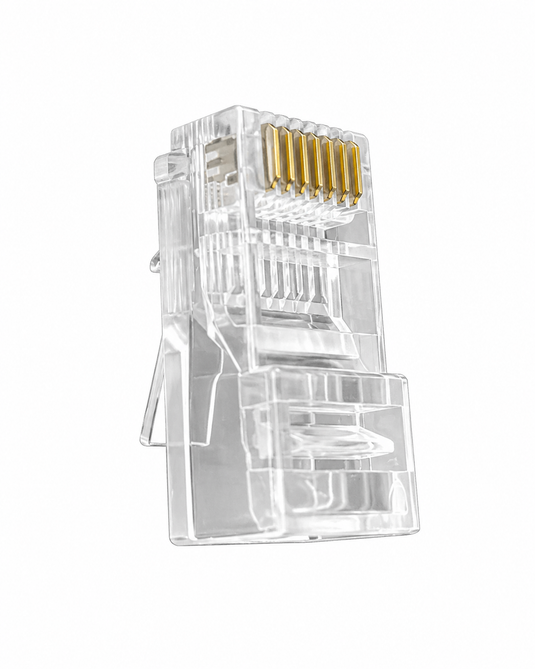 OEM RJ 45 PASSTHROUGH, CAT5e, CAT6, CAT6a ETHERNET CABLES, PER PIECE  RJ 45