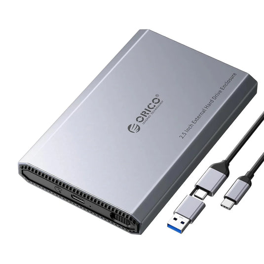 ORICO DD25-C3-GY-BP HDD ENCLOSURE | 2.5" HDD | USB3.1 | 6TB CAPACITY | 5GBPS |  6 MONTHS WARRANTY ENCLOSURE