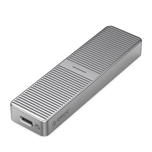 ORICO DDM2-C3-G2-BK-BP ALUMINUM M.2 NVME SSD ENCLOSURE | USB 3.1 | 10GBPS | 4TB SUPPORT CAPACITY | TYPE-C | GREY | 6 MONTHS WARRANTY ENCLOSURE