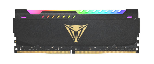 PATRIOT PVSR416G320C6K EP VIPER STEEL RGB 16GB DDR4 | 16GB (2X8GB) | 3200 MHZ | CL16 | WITH ALUMINUM HEAT SHIELD | BLACK | UDIMM | 12 MONTHS WARRANTY MEMORY