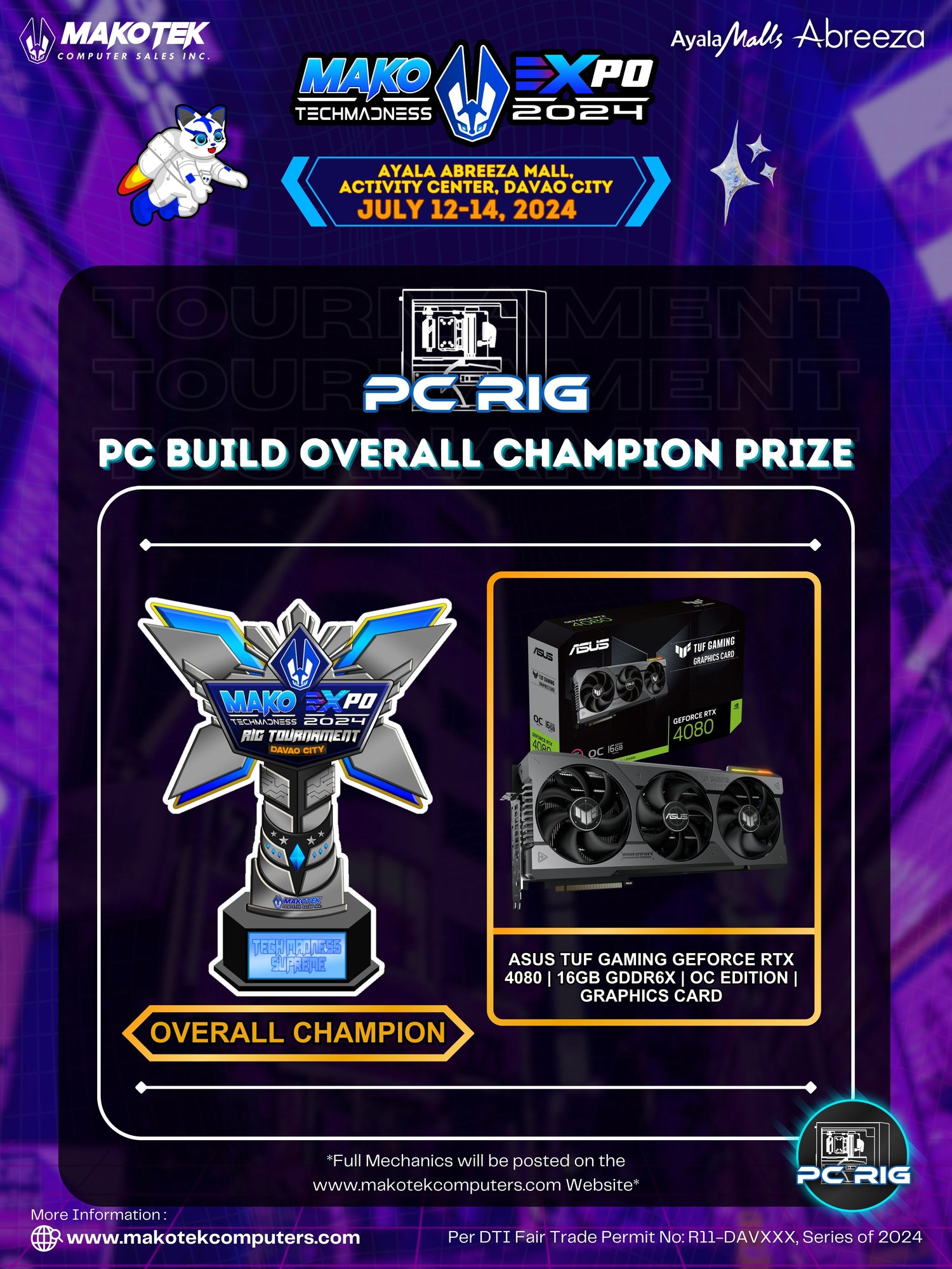 Raffle & Tournament Mechanics โ Makotek Computer Sales Inc