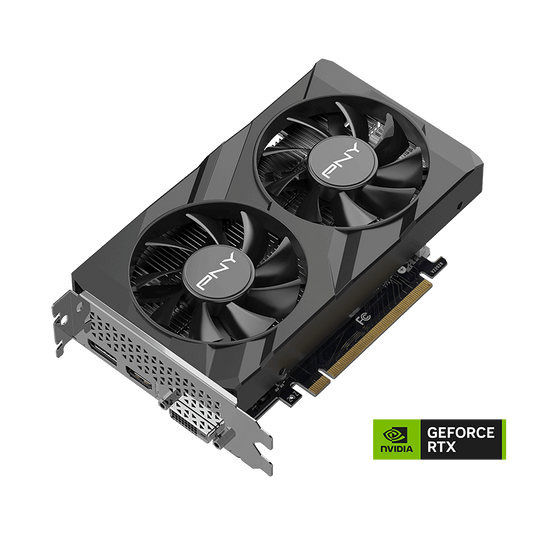 PNY GEFORCE RTX 3050 6GB GDDR6 VERTO DUAL FAN | 12 MONTHS WARRANTY GRAPHICS CARD