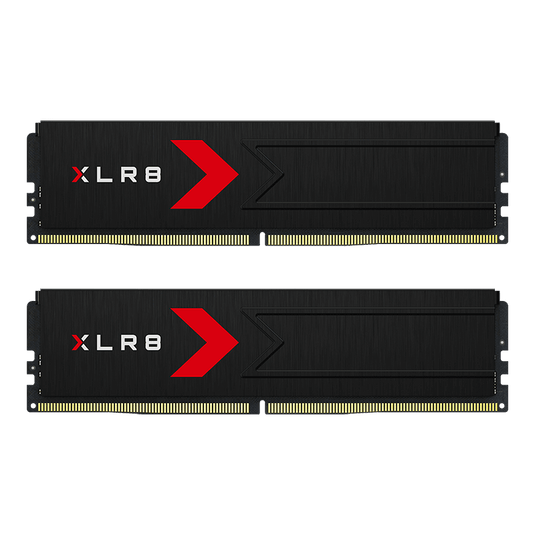 PNY XLR8  MD32GKD560036XR UDIMM | DDR5 | 6000 MHZ | 32GGB (16GBX2) | CL36 | QUAD CHANNEL KIT | BLACK | 12 MONTHS WARRANTY MEMORY