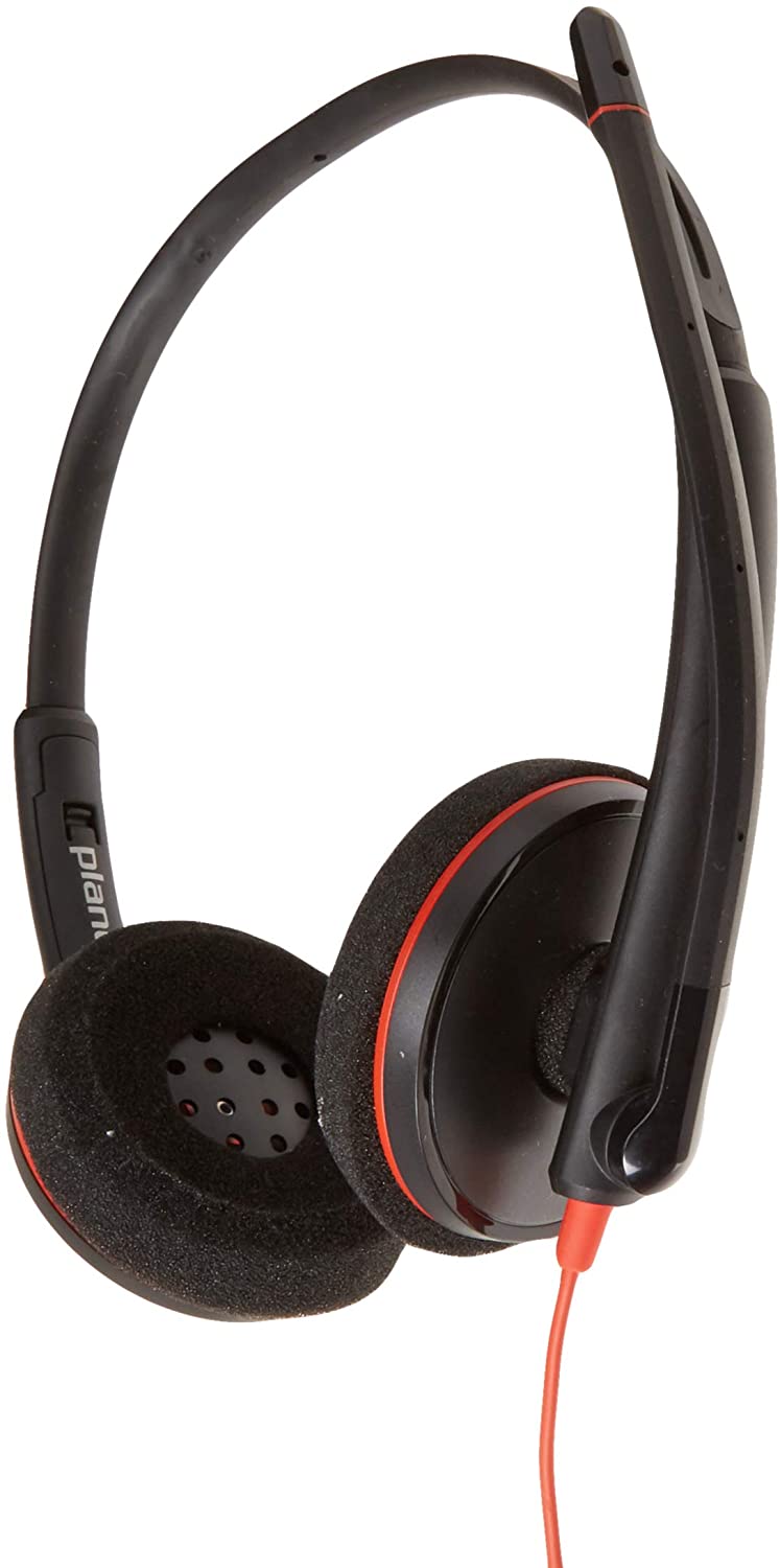 POLY BLACKWIRE C3220 STEREO BLACK USB NOISE CANCELING HEADSET-HEADSET-Makotek Computers