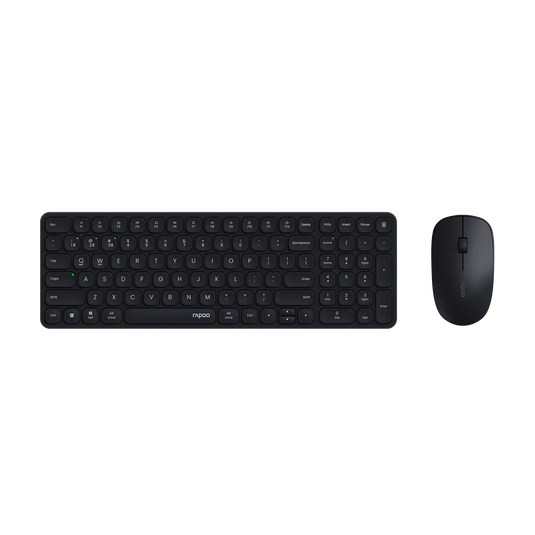 RAPOO 9320M | DARK GREY | 99 KEYS ULTRA-SLIM MULTI-MODE WIRELESS KEYBOARD AND MOUSE | CONNECT VIA BLUETOOTH 4.0/5.0/2.4GHz | MULTI-DEVICE SWITCH | SILENT CLICK | 3.9MM SLIM DESIGN | DPI ADJUSTABLE | FN MULTIMIDEA HOTKEYS | 6 MONTHS WARRANTY KEYBOARD
