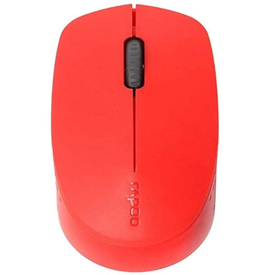 RAPOO M100S RED MOUSE | 1300 DPI | MULTI-MODE WIRELESS OPTICAL MOUSE | SILENT CLICK | CONNECT TO MULTIPLE DEVICES | LIGHT GREY 6 MONTHS WARRANTY MOUSE