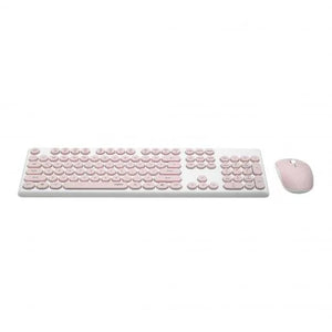 RAPOO X260S WIRELESS KEYBOARD AND MOUSE COMBO (2.4GHZ/ 1300 DPI MOUSE) PINK