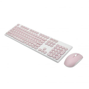 RAPOO X260S WIRELESS KEYBOARD AND MOUSE COMBO (2.4GHZ/ 1300 DPI MOUSE) PINK