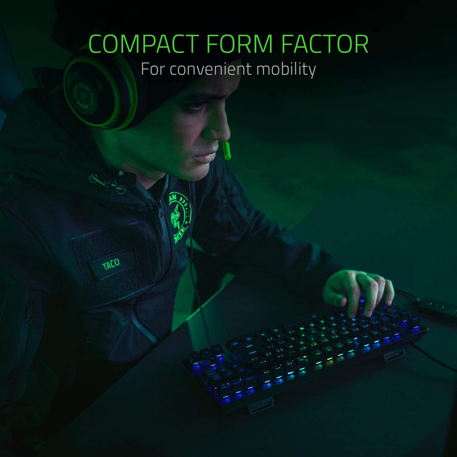 RAZER HUNTSMAN TOURNAMENT EDITION ‚Äì OPTICAL GAMING KEYBOARD (87 KEY) - US LAYOUT (ANSI) - FRML PACKAGING (LINEAR OPTICAL SWITCH) KEYBOARD-KEYBOARD-Makotek Computers