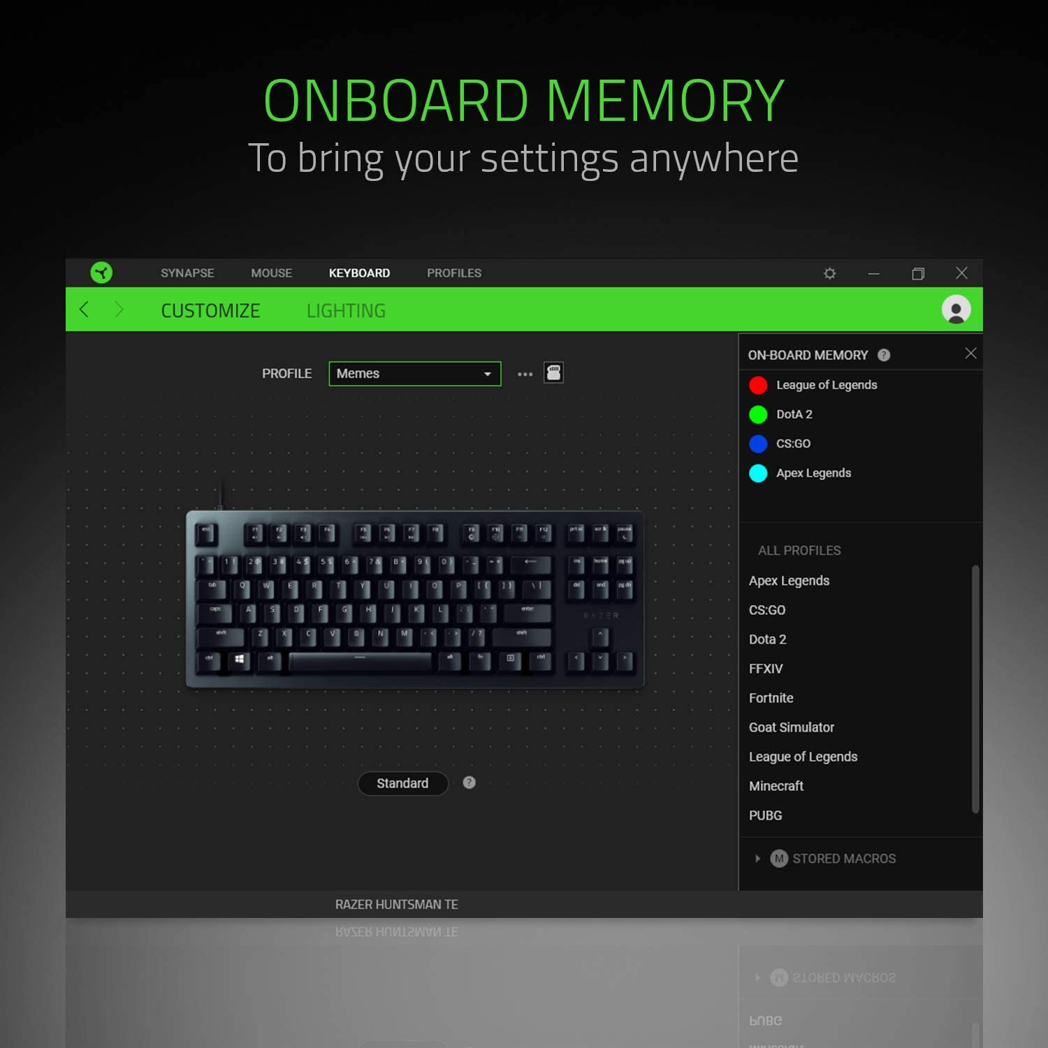 RAZER HUNTSMAN TOURNAMENT EDITION ‚Äì OPTICAL GAMING KEYBOARD (87 KEY) - US LAYOUT (ANSI) - FRML PACKAGING (LINEAR OPTICAL SWITCH) KEYBOARD-KEYBOARD-Makotek Computers