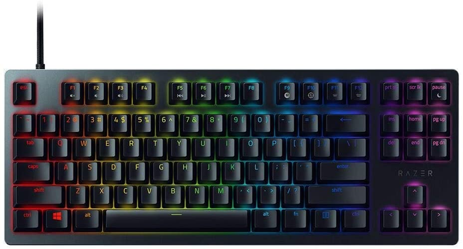 RAZER HUNTSMAN TOURNAMENT EDITION ‚Äì OPTICAL GAMING KEYBOARD (87 KEY) - US LAYOUT (ANSI) - FRML PACKAGING (LINEAR OPTICAL SWITCH) KEYBOARD-KEYBOARD-Makotek Computers