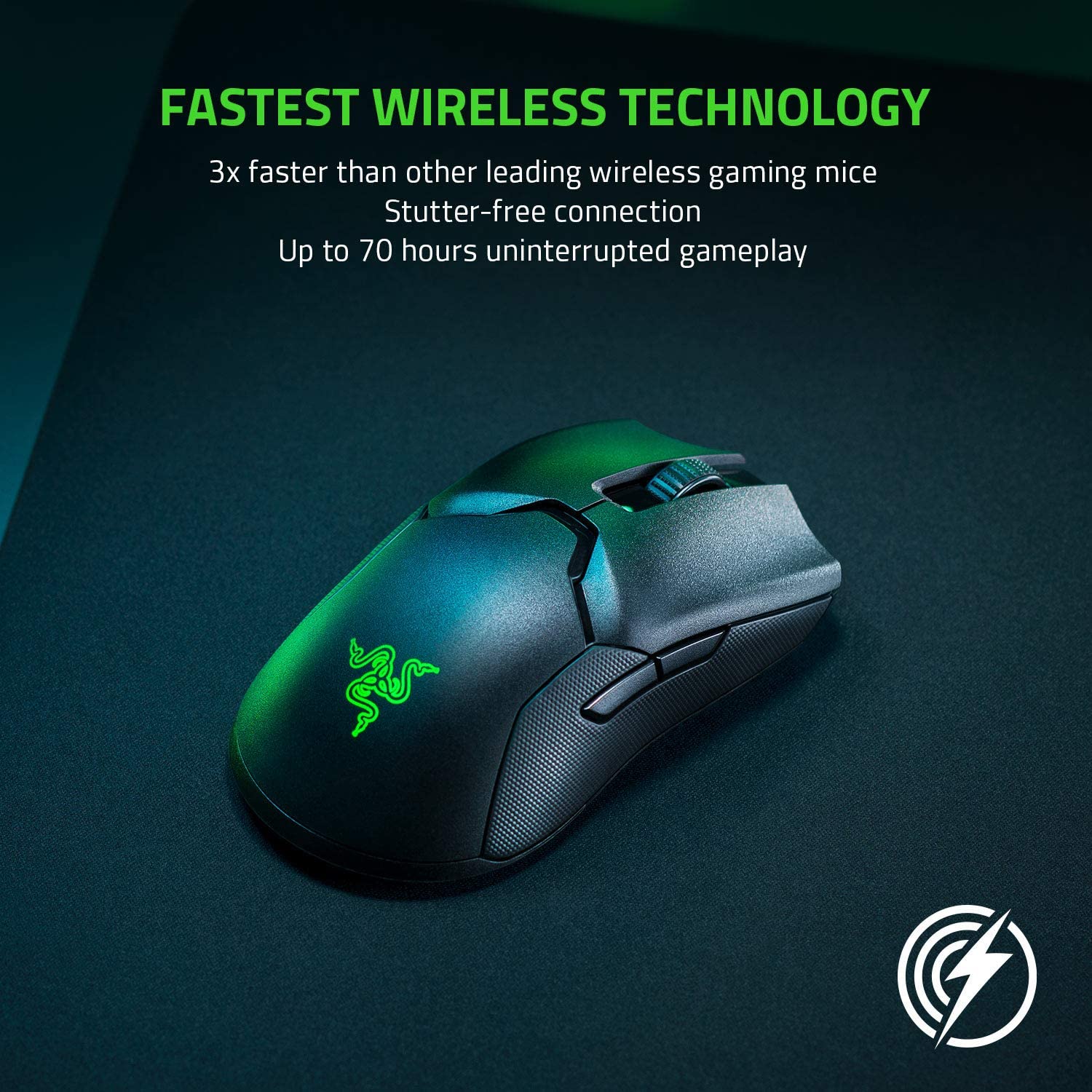Razer Viper ultimate ドック付き Amazon | RGB充電ドック USB充電ケーブル付き Razer Basilisk