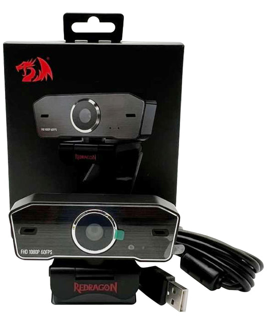 REDRAGON GW801 | HITMAN PLUS | 1080P RESOLUTION | 60 FPS WITH FIXED FOCUS | CLIP ON STAND | 6 MONTHS WARRANTY WEBCAM