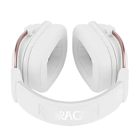 REDRAGON H510 ZEUS WHITE 7.1 SURROUND SOUND MEMORY FOAM EAR PADS - 53MM DRIVERS GAMING HEADSET-HEADSET-Makotek Computers