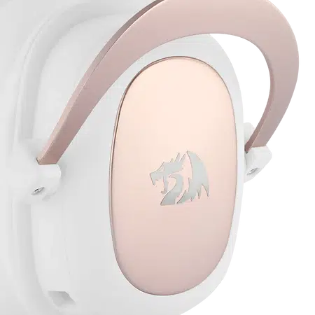 REDRAGON H510 ZEUS WHITE 7.1 SURROUND SOUND MEMORY FOAM EAR PADS - 53MM DRIVERS GAMING HEADSET-HEADSET-Makotek Computers