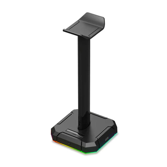 REDRAGON HA300 BLACK| RGB HEADSET STAND WITH 4 USB PORTS | DYNAMIC RGB LIGHTING | 10 LIGHTING EFFECT MODES | 4 USB 2.0 PORTS FEATURING CHARGE AND SYNC |  6 MONTHS WARRANTY HEADSET STAND