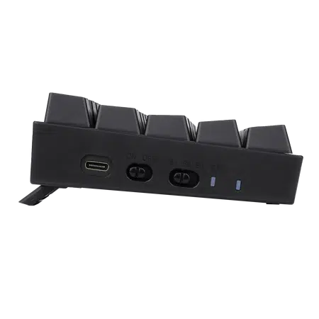 REDRAGON K530 PRO RGB DRACONIC BLACK 60% COMPACT RGB WIRED/WIRELESS/BT BROWN SWITCH MECHANICAL KEYBOARD-KEYBOARD-Makotek Computers