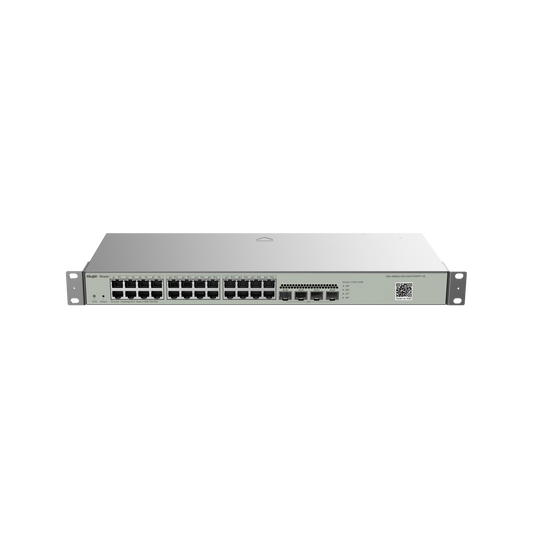 RUIJIE RG-NBS3100-24GT4SFP-V2 | 24-PORT GIGABIT L2 MANAGED SWITCH |24 GIGABIT RJ45 PORTS |4 SFP SLOTS |19-INCH RACK-MOUNTABLE STEEL CASE | 6 MONTHS WARRANTY SWITCH