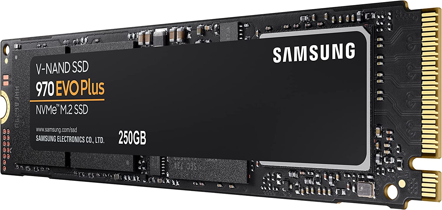 SAMSUNG EVO PLUS 970 250GB SSD NVME PCIE M.2-SOLID STATE DRIVE-Makotek Computers