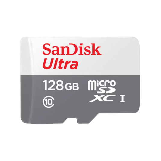 SANDISK SDSQUNR-128G-GN3MN   ULTRA MICROSDXC |128GB | C10 |UHS-1| 100MB/S R 3X5 7Y | 12 MONTHS WARRANTY STORAGE