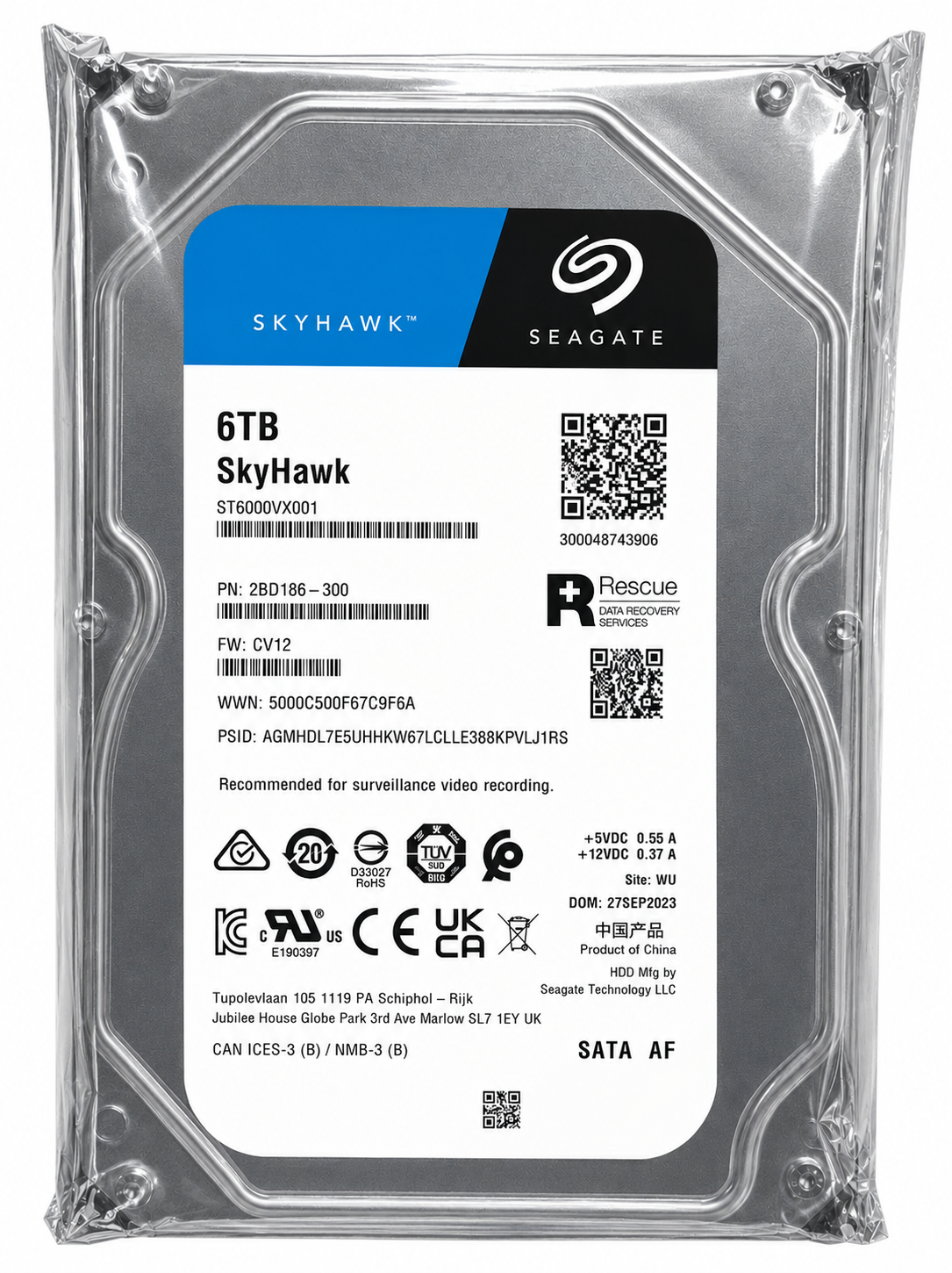 Seagate SkyHawk 6TB 内蔵型HDD 中古 6TB Seagate SkyHawk 中古Seagate Seagate SkyHawk 6TB 内蔵型HDD 中古 6TB Seagate SkyHawk 中古Seagate