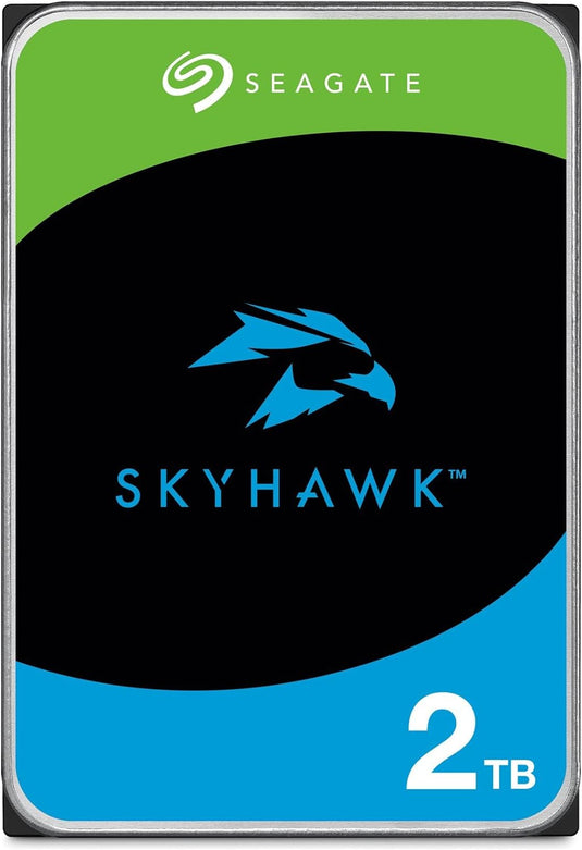 SEAGATE ST2000VX017 SKYHAWK | 2TB | 3.5" | SURVEILLANCE | HARD DISC DRIVE 12 MONTHS WARRANTY STORAGE