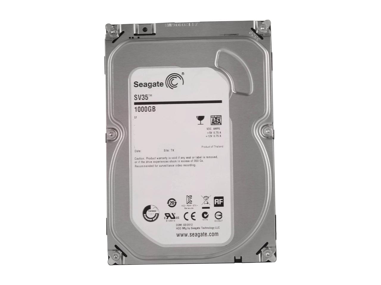 SEAGATE SV35 1TB 7200RPM SATA 6-GB/S 64MB CACHE 3.5-INCH VIDEO SURVEILLANCE INTERNAL HARD DRIVE-HDD-Makotek Computers