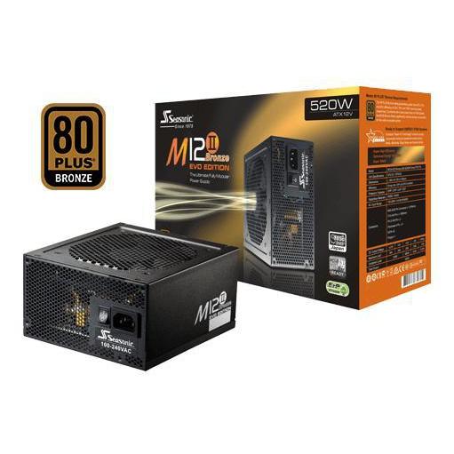 SEASONIC M12II EVO 620 BRONZE 620WATTS 80+ FULL MODULAR PSU-POWER SUPPLY UNITS-Makotek Computers